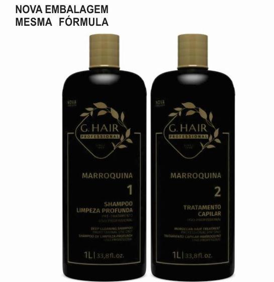 Imagem de Ghair Escova Progressiva Marroquina 2 X 1 Litro