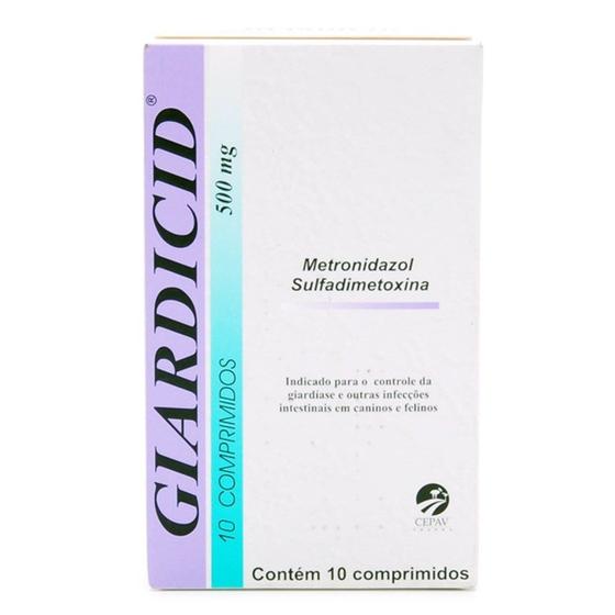 Imagem de Giardicid 500 mg com 10 Comprimidos