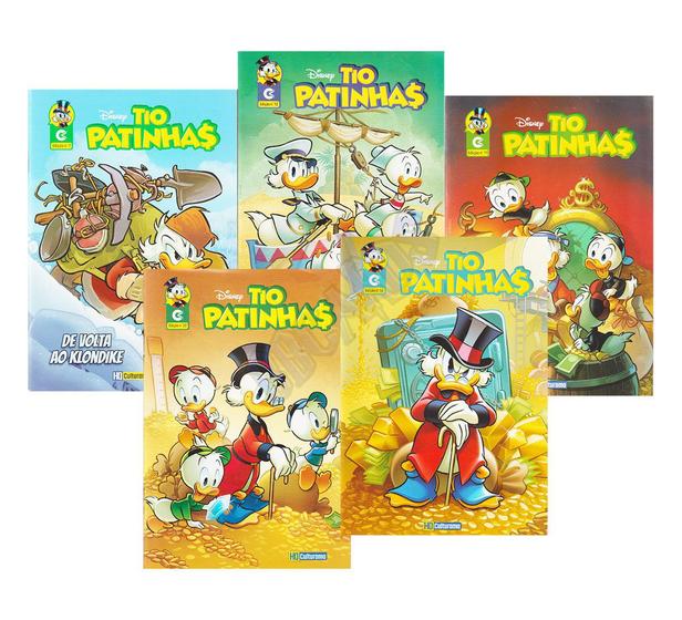 Imagem de Gibi Tio Patinhas Disney Culturama Coletânea 5 Volumes