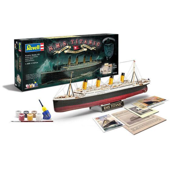 Imagem de Gift set titanic 100 anos - 1:400 rev 05715 - kit completo para montar + extras