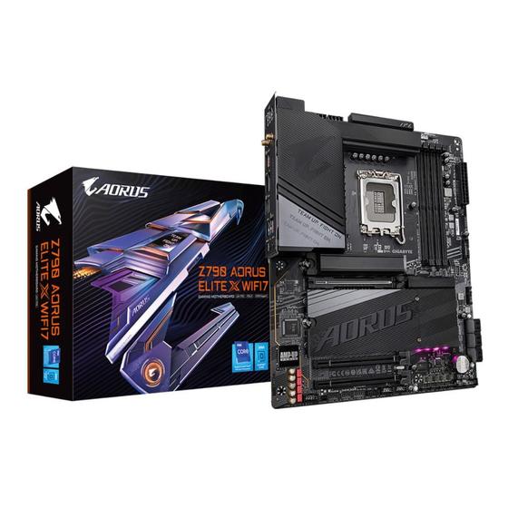 Imagem de Gigabyte Z790 AORUS ELITE X - (LGA 1700 - DDR5 8266 O.C) - Wi-Fi 7 - 2.5GbE LAN - 4x Slot M.2 - ATX