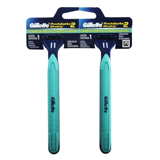 Imagem de Gilette Prestobarba UltraGrip Cabeça Móvel 2 unidades - Gillette