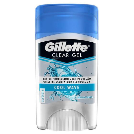 Imagem de Gillette desodorante gel clear cool wave com 45g 