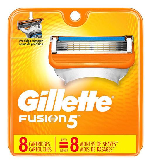 Imagem de Gillette Fusion Carga Com 8 Cartuchos De 5 Lâminas