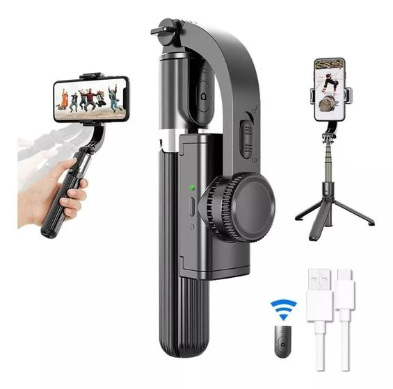 Imagem de Gimbal Estabilizador Celular Automático 3 Eixos Bluetooth