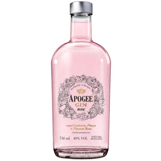 Gin Apogee London Dry Rose Frutado 750ml