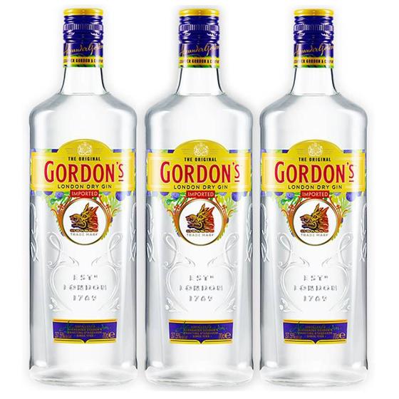 Imagem de Gin Gordons 750ml 03 Unidades