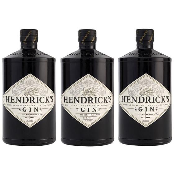 Imagem de Gin Hendricks 750ml 03 Unidades