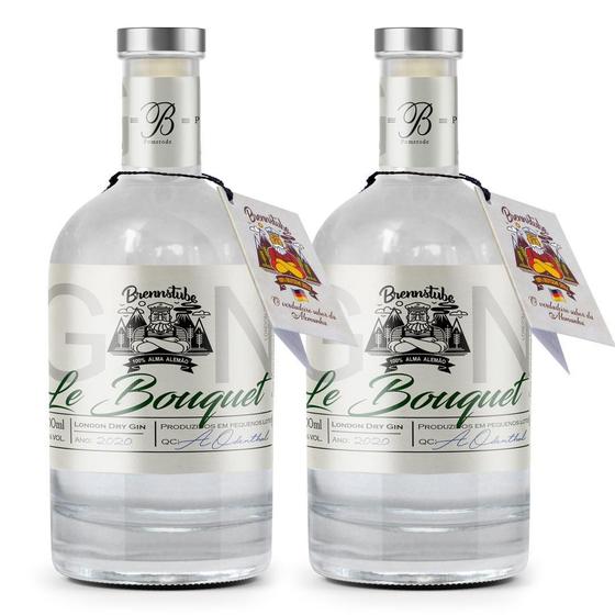 Imagem de Gin Le Bouquet Premium Brennstube 2 Unidades 500ml