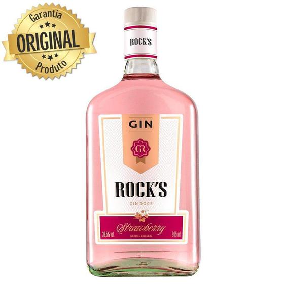 Imagem de Gin Nacional Rocks Doce Garrafa 995ml - Rocks