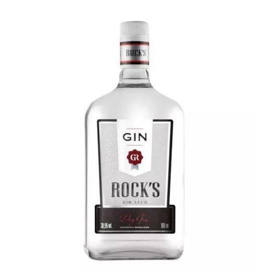 Imagem de Gin Nacional Rocks Seco Garrafa 995ml - Rocks