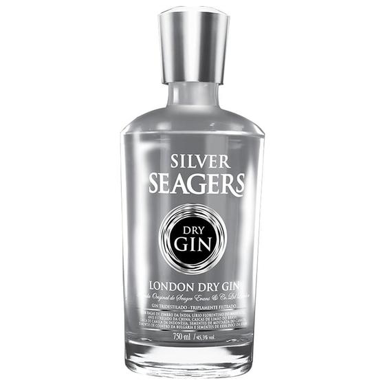 Imagem de Gin Nacional Silver Garrafa 750ml - Seagers