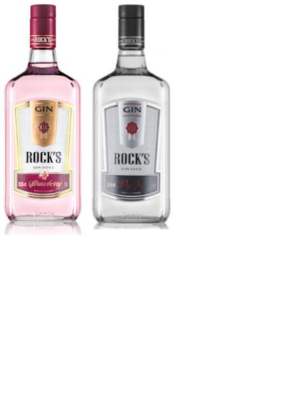 Imagem de Gin Rock's Seco + Gin Rock's Strawberry 1000ml cada