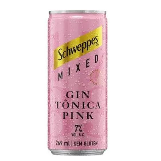 Imagem de Gin Tônica Pink Schweppes Lata 269Ml