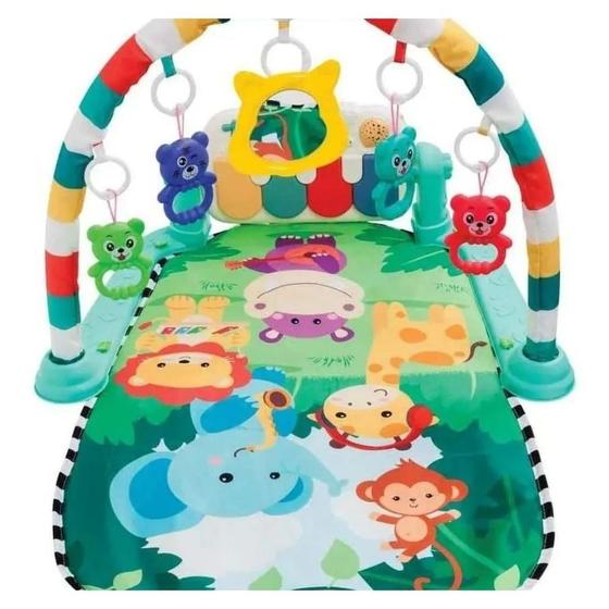 Ginásio de Atividades Com Piano Bebê Safari Buba Baby 11393 - Tapete e ...