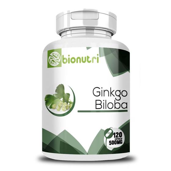 Imagem de Ginkgo Biloba 120 Capsulas 500 Mg - Bionutri