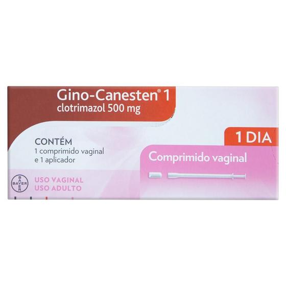 Imagem de Gino-Canesten 500mg com Aplicador com 1 Comprimido Vaginal