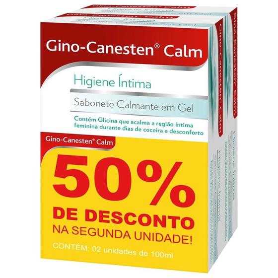 Imagem de Gino-Canesten Calm Sabonete Íntimo 100ml com 50% de Desconto na 2º Unidade