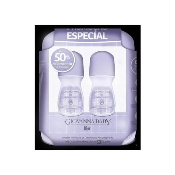 Imagem de Giovanna Baby Lilac Desodorante Rollon 2x50ml