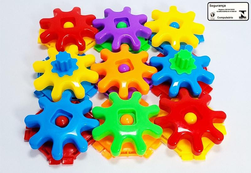 Gira Gira 9 Pecas Pakitoys Engrenagens Coloridas de Encaixar e Girar Brinquedo Educativo Recreativo Menor preço em Gira Gira 9 Pecas Pakitoys Engrenagens Coloridas de Encaixar e Girar Brinquedo Educativo Recreativo