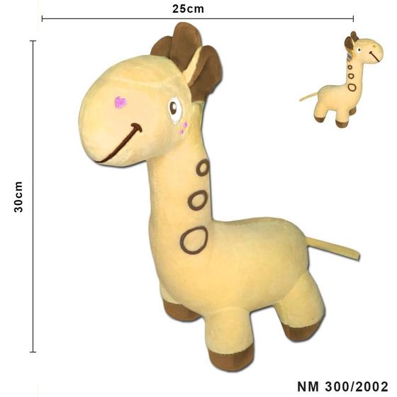 Imagem de Girafa Baby Amarela 25cm Pelucia