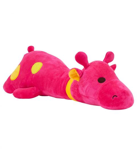 Imagem de Girafa de Pelúcia Deitado Pink 65 cm - Fofy Toys