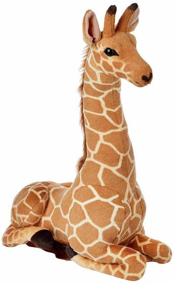 Imagem de Girafa De Pelúcia Realista Safári - Fofy Toys - Lc65 - 66Cm