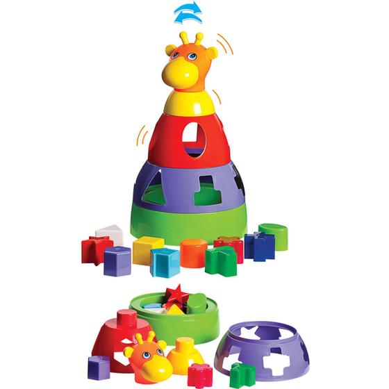 Imagem de Girafa Didática Brinquedo para Bebê Educativo