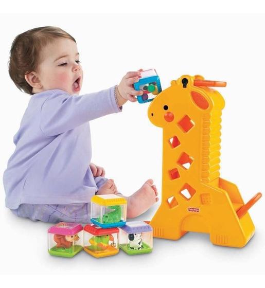 Imagem de Girafa E Blocos Fisher-price Pick A Blocks B4253