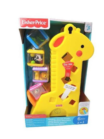 Imagem de Girafinha Girafa Com Som E Blocos Divertidos Fisher-Price