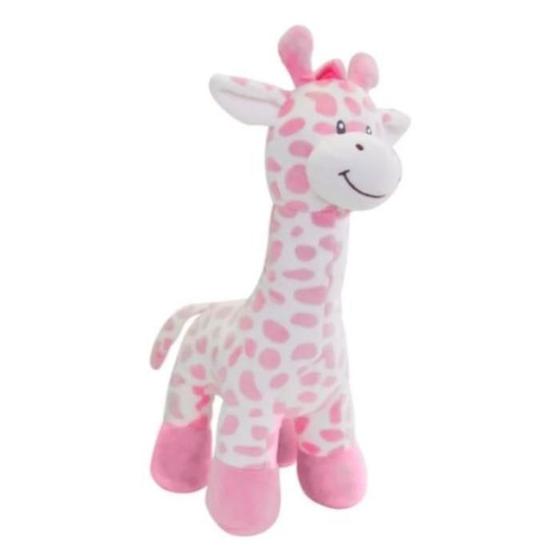 Imagem de Girafinha Rosa De Pelúcia Para Bebê