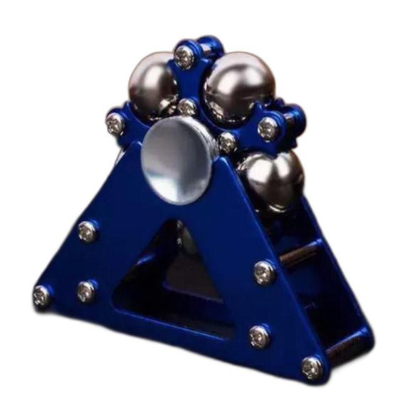 Imagem de Giroscópio Hand Spinner Profissional Função Dupla Lux Azul