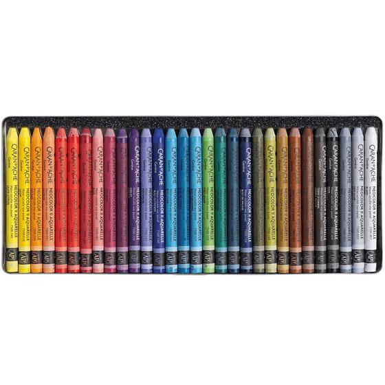 Imagem de Giz Aquarelável Neocolor II Caran DAche 30 Cores