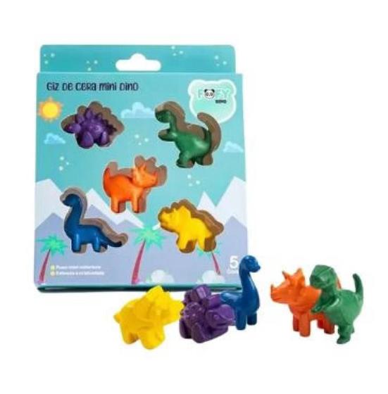 Imagem de Giz de cera mini dino ff3602   fofy 105730