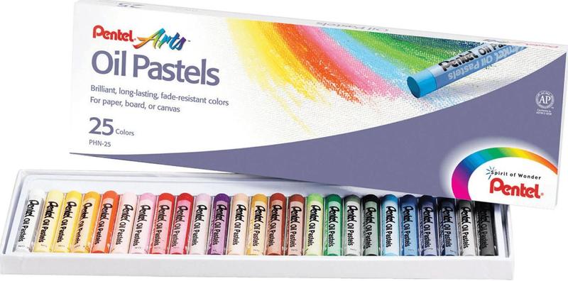 Imagem de Giz Pastel Óleo 25 cores - Pentel -