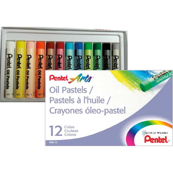 Imagem de Giz Pastel Oleoso 12CORES (4711577000060)