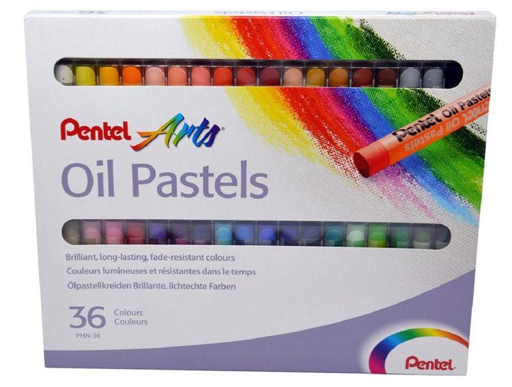 Imagem de Giz Pastel Oleoso Oil Pastel Pentel 36 cores