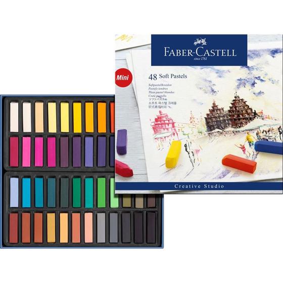 Imagem de Giz pastel seco 48 cores  Creative Studio Faber Castell