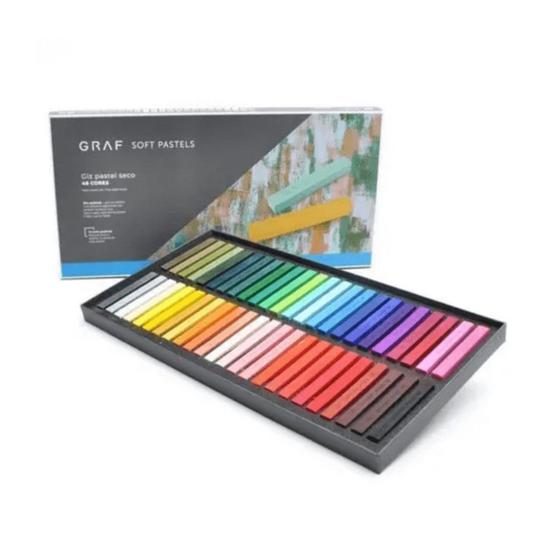 Imagem de Giz Pastel Seco Cis Graf 48 Cores