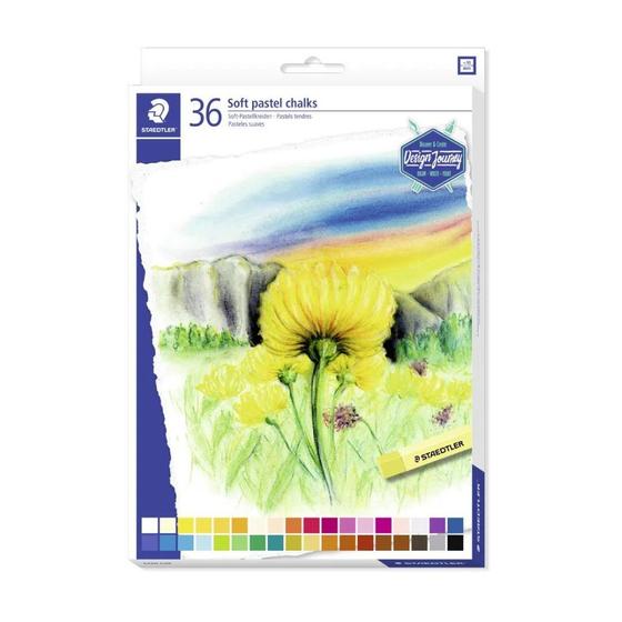 Imagem de Giz Pastel Seco Staedtler Soft Karat 36 Cores