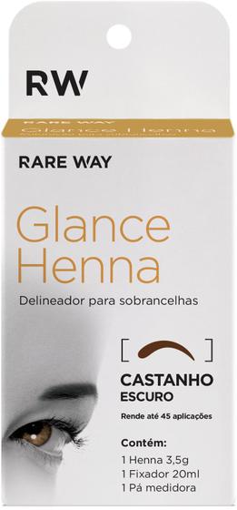 Imagem de Glance Henna Castanho Escuro Delineador Sobrancelha Indiana