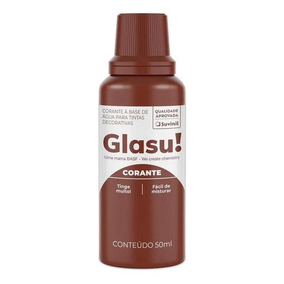 Imagem de Glasu corante liquido castanho 50ml* - suvinil