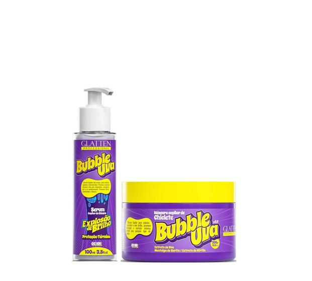 Imagem de Glatten Bubble Uva Máscara e Sérum