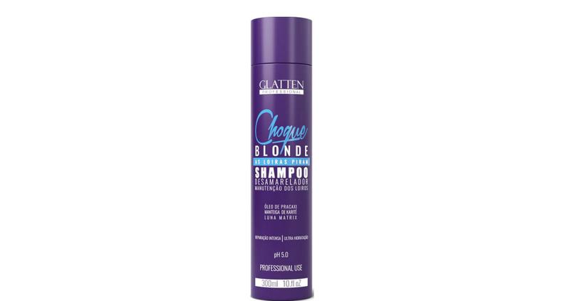 Imagem de Glatten Choque Blond Shampoo 300 ml