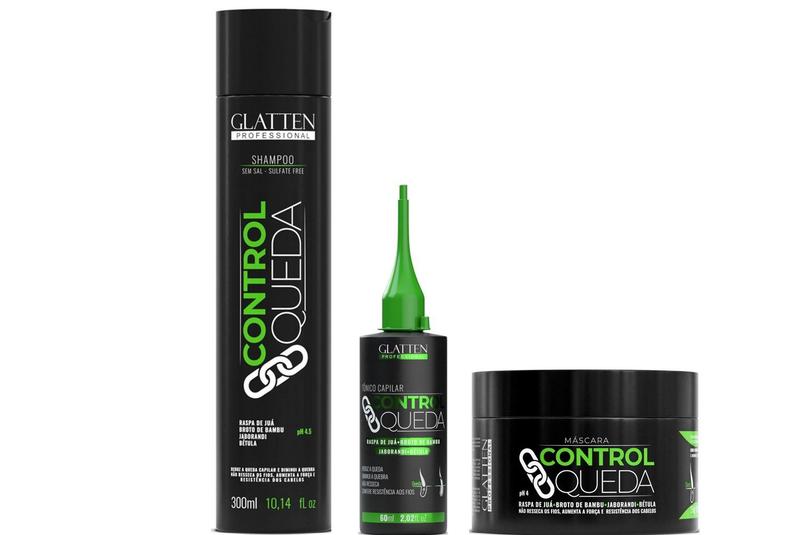 Imagem de Glatten Control Queda Shampoo e Máscara e Tônico