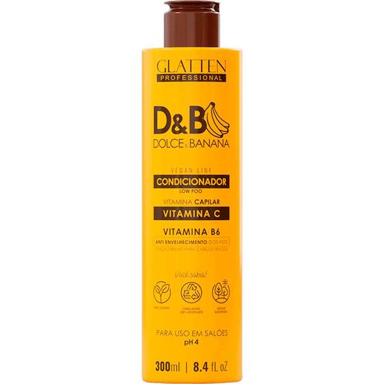 Imagem de Glatten D&B Dolce Banana - Condicionador Vitamina Capilar 300ml