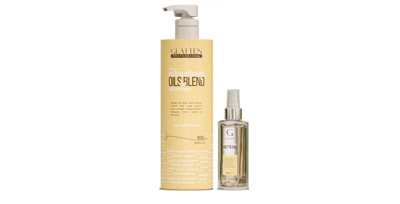 Imagem de Glatten Extraordinary Oils & Blend Shampoo e Sérum