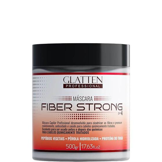 Imagem de Glatten Fiber Strong - Máscara Regeneradora de Fibras 500g