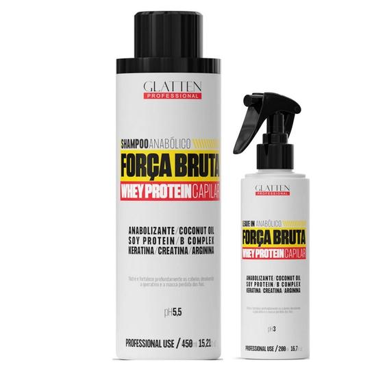 Imagem de Glatten Força Bruta Shampoo e Leave-in