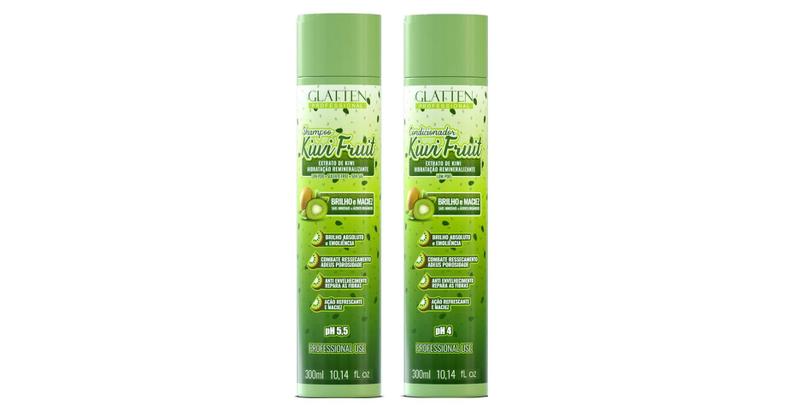 Imagem de Glatten Kiwi Fruit Shampoo e Condicionador